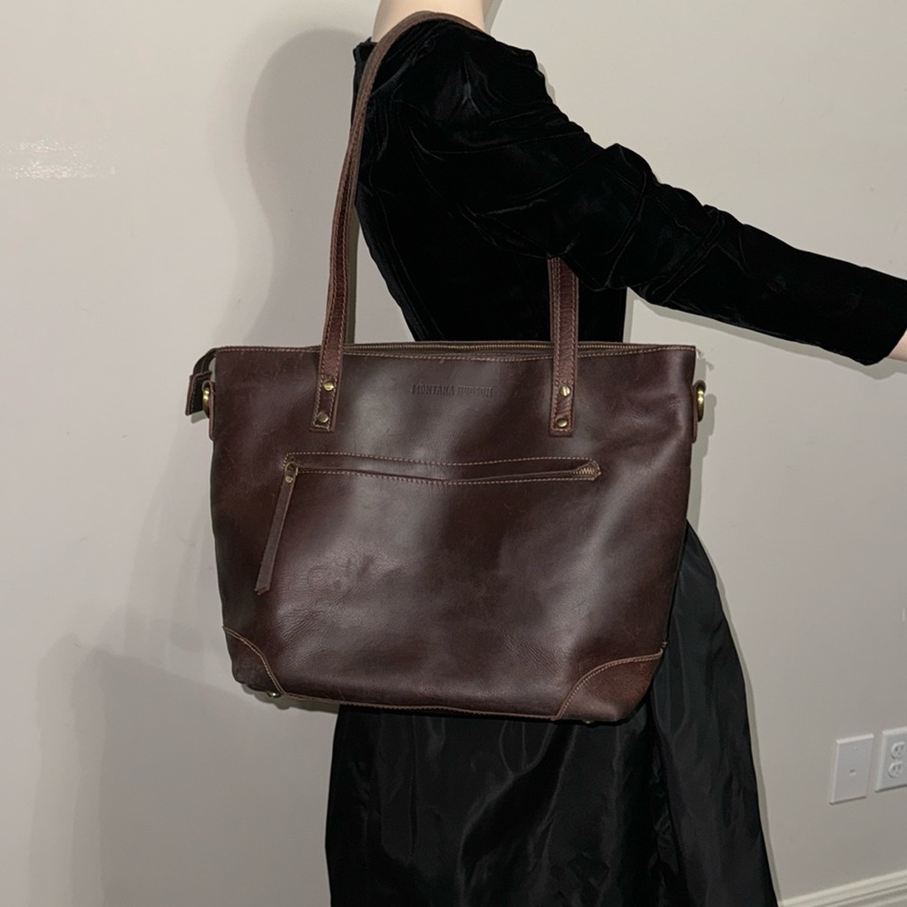 Montana Hudson EVA Leather ZIP Tote
